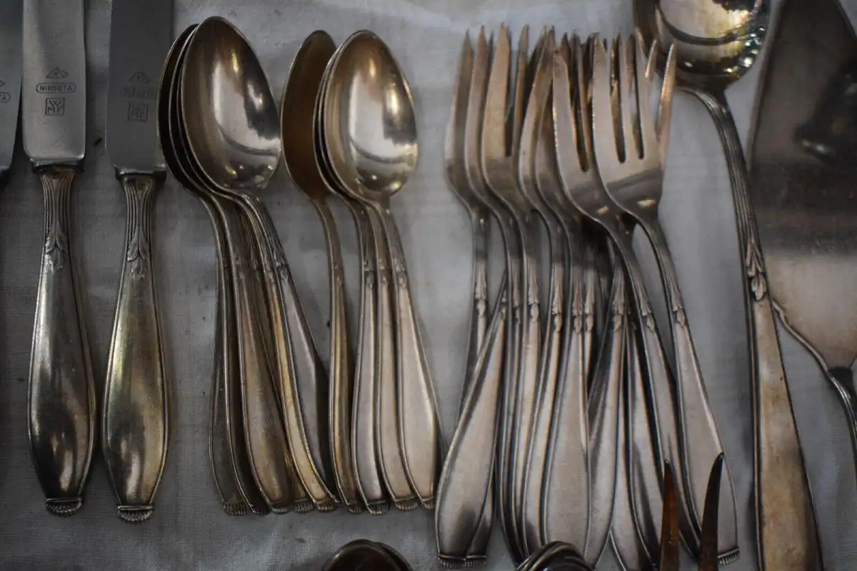Besteck WMF 59 Teile,  90 Auflage, kleines Besteck, Frühstücksbesteck 3
