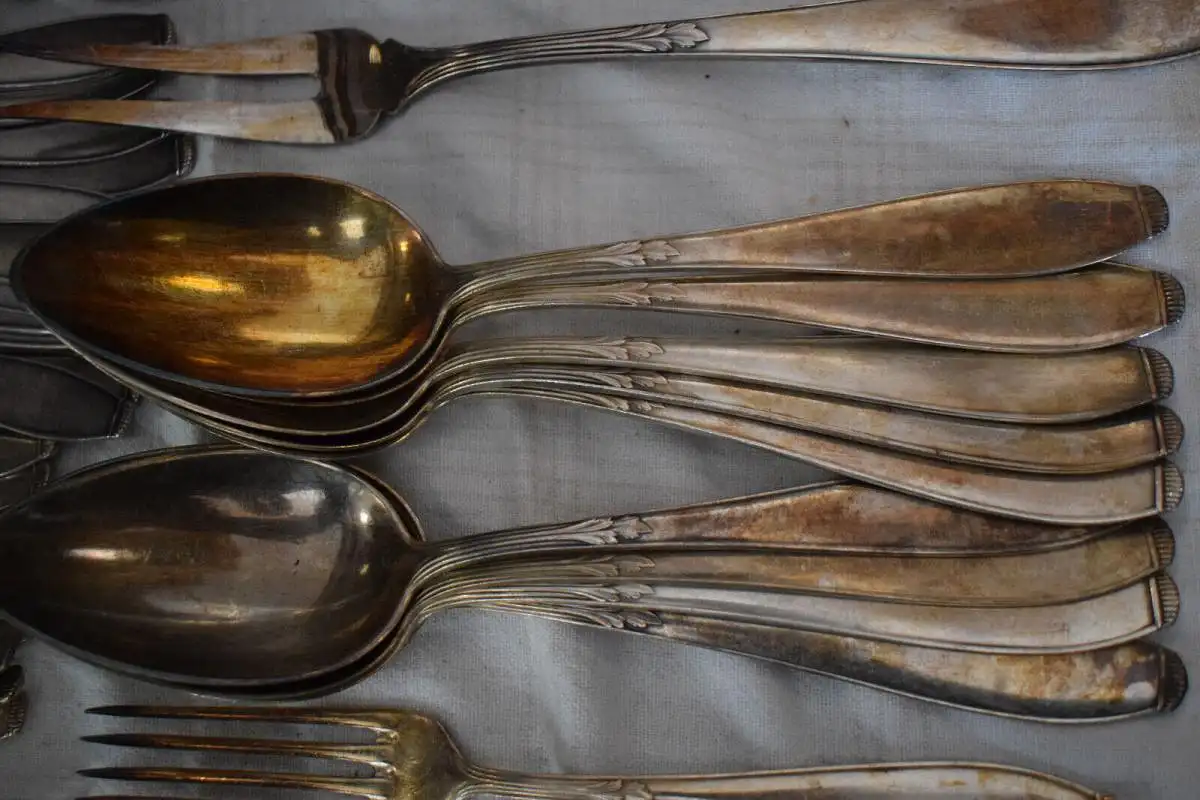 Besteck WMF 59 Teile,  90 Auflage, kleines Besteck, Frühstücksbesteck 4