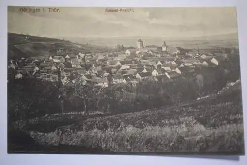 AK Göllingen i. Thür., Gesamt-Ansicht, um 1910 nicht gelaufen