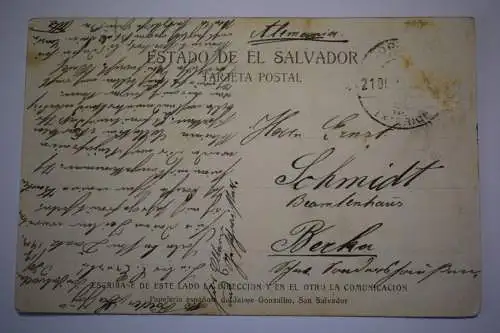 AK Saludos de San Salvador, Finca Buenes Aires Lomas de San Jacinto, um 1913