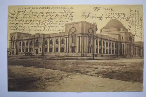 AK The New Law Courts, Johannesburg, 1913 gelaufen