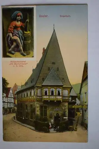 Ak Goslar, Brusttuch, Holzschnitzerei Die Butterhanne,  um 1910 nicht gelaufen