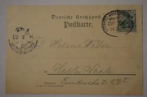 Ak Gruss aus Zschopau, 1903 gelaufen