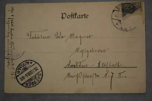 Ak Berlin 37, Siegesallee,   1900 gelaufen