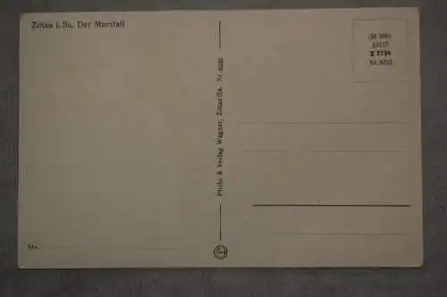 Ak Zittau Marstall, um  1910 nicht gelaufen