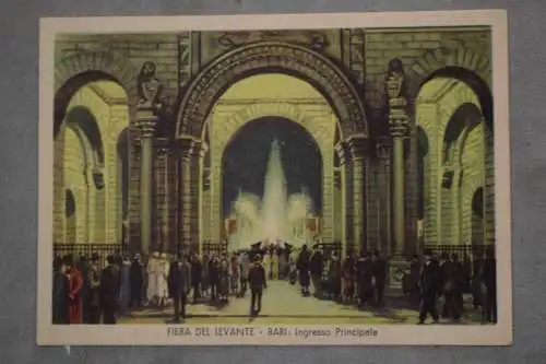 Ak Fiera del Levante Bari : Ingresso Principale, 1935 nicht gelaufen