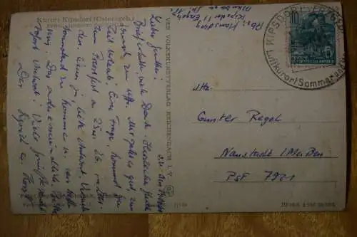 Kurort Kipsdorf, Osterzgebirge, Erholungsheim des FDGB,  1958  gelaufen