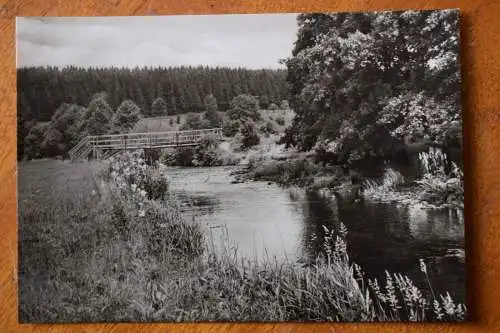 Die Bode bei Tanne im Harz 1972