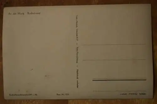 An der Müritz Badestrand, 1962 nicht gelaufen