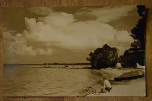 Müritz, Einfahrt zum Bolterkanal,  1962 nicht  gelaufen