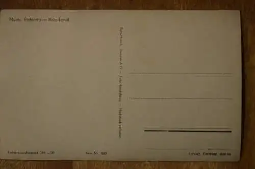 Müritz, Einfahrt zum Bolterkanal,  1962 nicht  gelaufen