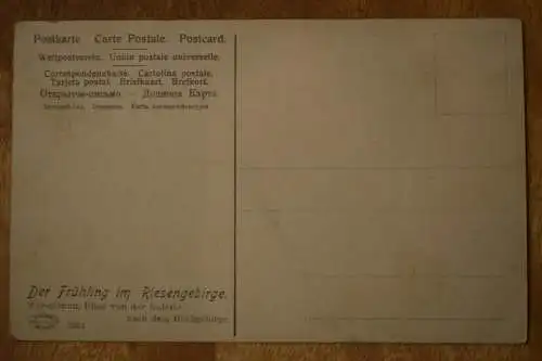 Ak Warmbrunn, Der Frühling im Riesengebirge, um 1925 nicht gelaufen