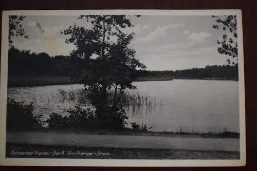 AK Ostseebad Prerow - Darß, Am Prerow-Strom, 1952 gelaufen