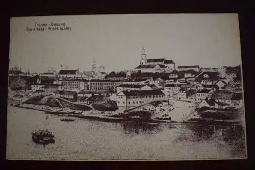 Ak Grodno, Widok ogolny, 1915 gelaufen