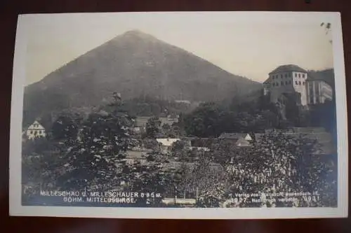 Ak Milleschau und Milleschauer, Böhm. Mittelgebirge, um 1915 nicht gelaufen