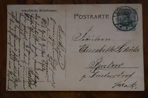 Ak Rügen, Wissower Klinken vom Felsen aus, 1909 gelaufen