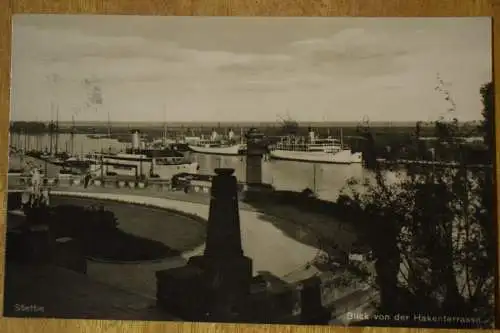 Ak Stettin, Blick von der Hakenterrasse, 1921 gelaufen