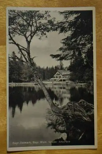 Ak Bayr. Ostmark, Bayr. Wald, Großer Arbersee, um 1930 nicht gelaufen