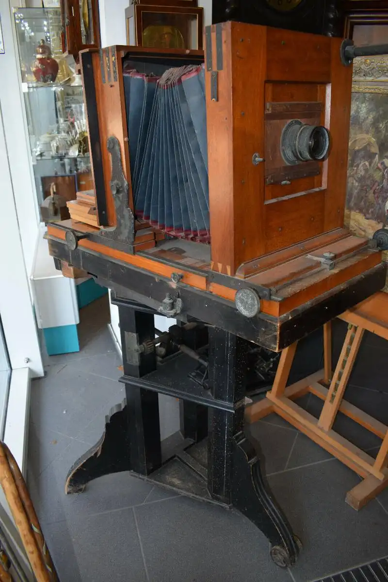 Studiokamera Atelierkamera, Kamera, Plattenkamera mit Stativ, Photo, Foto 11