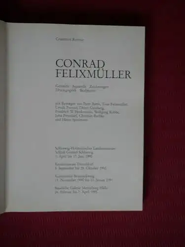  Conrad Felixmüller: Gemälde -Aquarelle -Zeichnungen -Druckgraphik -Skulpturen