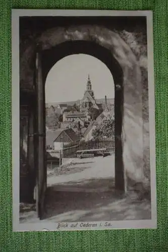 Ak Blick vom Oederan i. Sa. , 1917 gelaufen