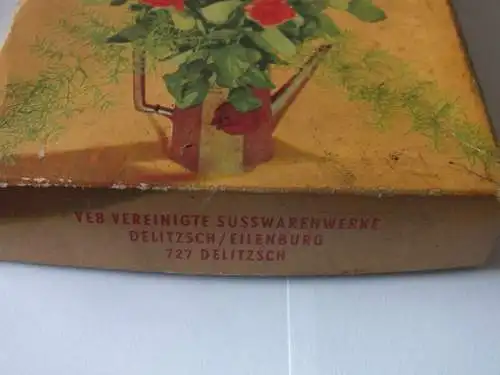Delitzscher VEB Vereinigte Süsswarenwerke Delitzsch / Eilenburg 