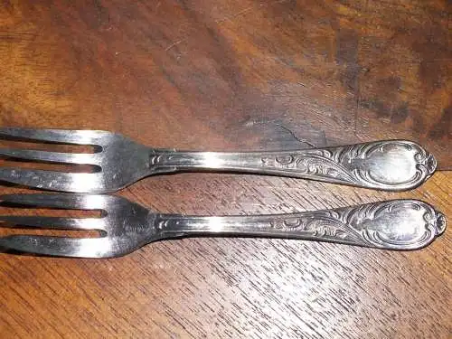 6 Kuchengabeln, FPF 100 Auflage in Schachtel TOP