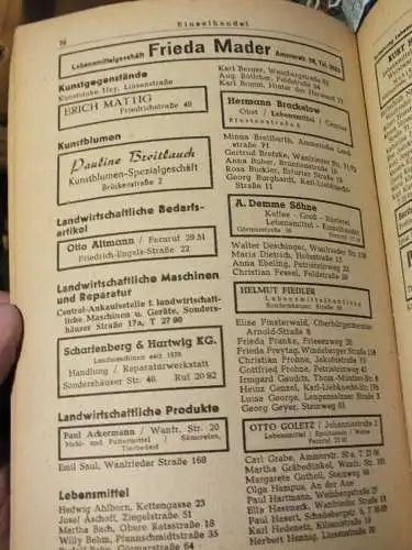 Mühlhausen Thür.,  Behördenführer u. Wirtschaftshandbuch, 122 Seiten mit Werbung