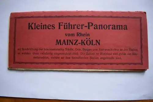 Kleines Führer-Panorama vom Rhein Mainz-Köln, Verlag W. Suder, Mainz