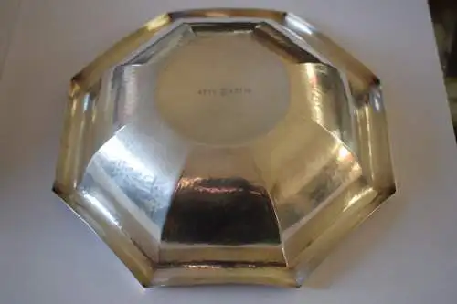 Alte Silberschale, 835 Silber Halbmond und Krone, 70g