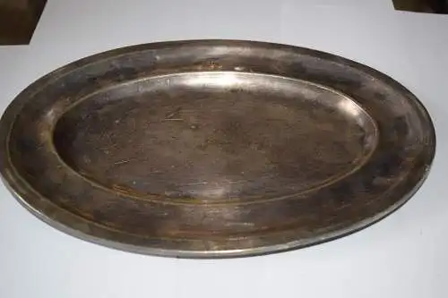 Gastro Geschirr Gastro - Silber Tablett,  HO Gaststätten 