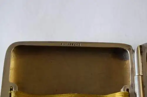Alte Zigarettendose mit Initialien AG, 800 Silber , 72g