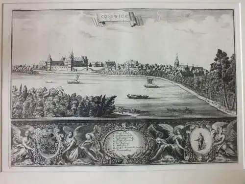 Coswig von Johann Christian Bekmann 1641-1717 aus Bekmanns Chronik 1701