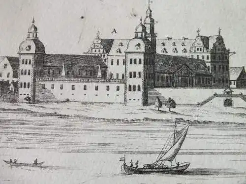 Coswig von Johann Christian Bekmann 1641-1717 aus Bekmanns Chronik 1701