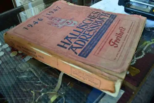 Halle, Hallisches Adressbuch 1946/47, Adreßbuch, 