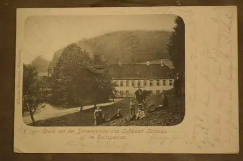 Ak Gruss aus der Sommerfrische und Luftkurort Lichtenau im Hochspessart 1900