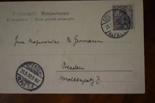 Ak Dresden, Specialausschank Münchner Löwenbräu, Palais de Sax, Bes. H. Hustedt