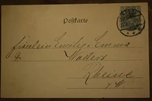 Ak Einbeck, Am Münster, um 1901 gelaufen