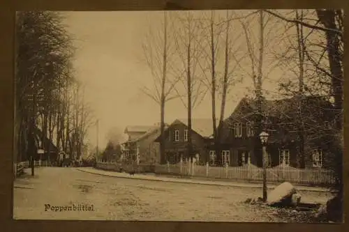 Ak Poppenbüttel, 1908 gelaufen