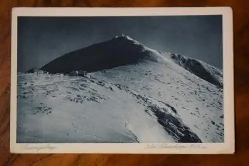 AK Riesengebirge, Die Schneekoppe, um 1930 nicht gelaufen