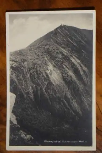 AK Riesengebirge, Die Schneekoppe, um 1930 nicht gelaufen