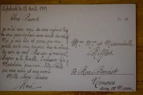 AK Landau (Pfalz), Glacisstrasse, um  1919 nicht gelaufen