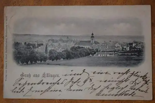 Ak Gruß aus Ellingen, um 1898 gelaufen