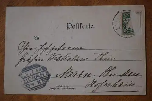 Ak Gruß aus Ellingen, um 1898 gelaufen