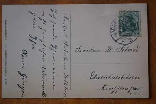 Ak Coblenz-Lützel, Mariahilf und Josephinenstift, 1914 gelaufen