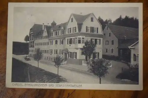 Ak Christl. Erholungsheim Bad Sebastiansweiler,  1927 gelaufen