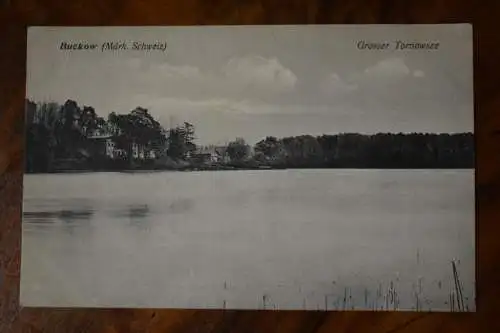 Ak Buckow (Märk. Schweiz) Grosser Tornowsee,  1911 gelaufen