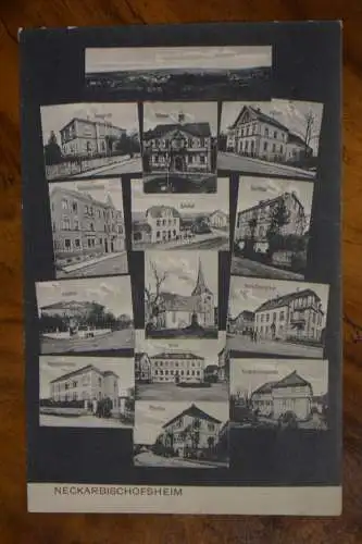 Ak Neckarbischofsheim, 1912 gelaufen