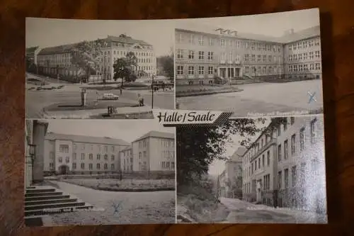 Ak Halle Saale, Arbeiter -und Bauern Fakultät, 1966