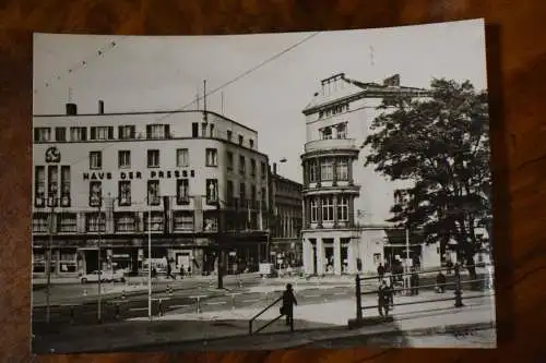 Ak Halle Saale, Haus der Presse am Waisenhausring, 1969